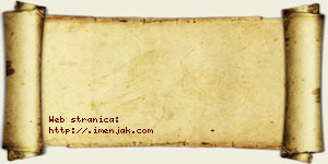 Jovana Krčedinac vizit kartica